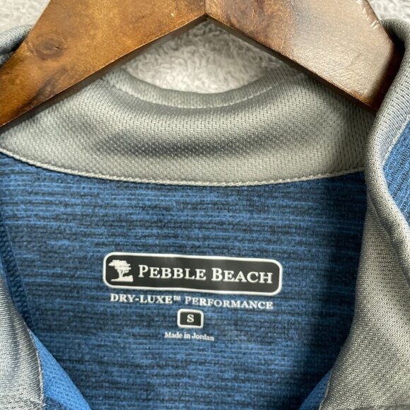 NEW Pebble Beach Men's S Dry-Luxe Performance 1/4 Zip Pullover Sweatshrit - Picture 6 of 9